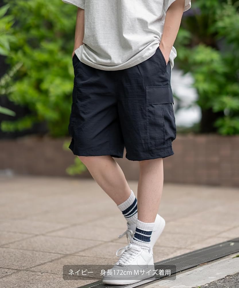 Amazon | [インプローブス] カーゴハーフパンツ 【SIDEWAYSTANCE